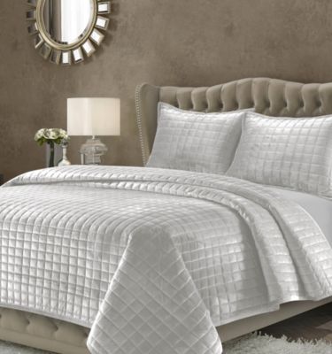Florence Velvet Solid Oversized Quilt Set, King