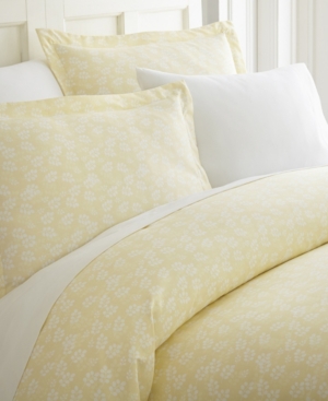 Ienjoy Home Elegant Designs Full/queen Patterned Duvet Cover Set By The Home Collection In Ivory Wheatfield