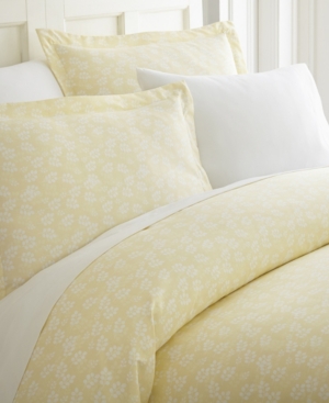 Ienjoy Home Elegant Designs Patterned Duvet Cover Set, Full/queen In Ivory Wheatfield