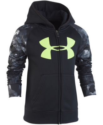 black and camo under armour hoodie