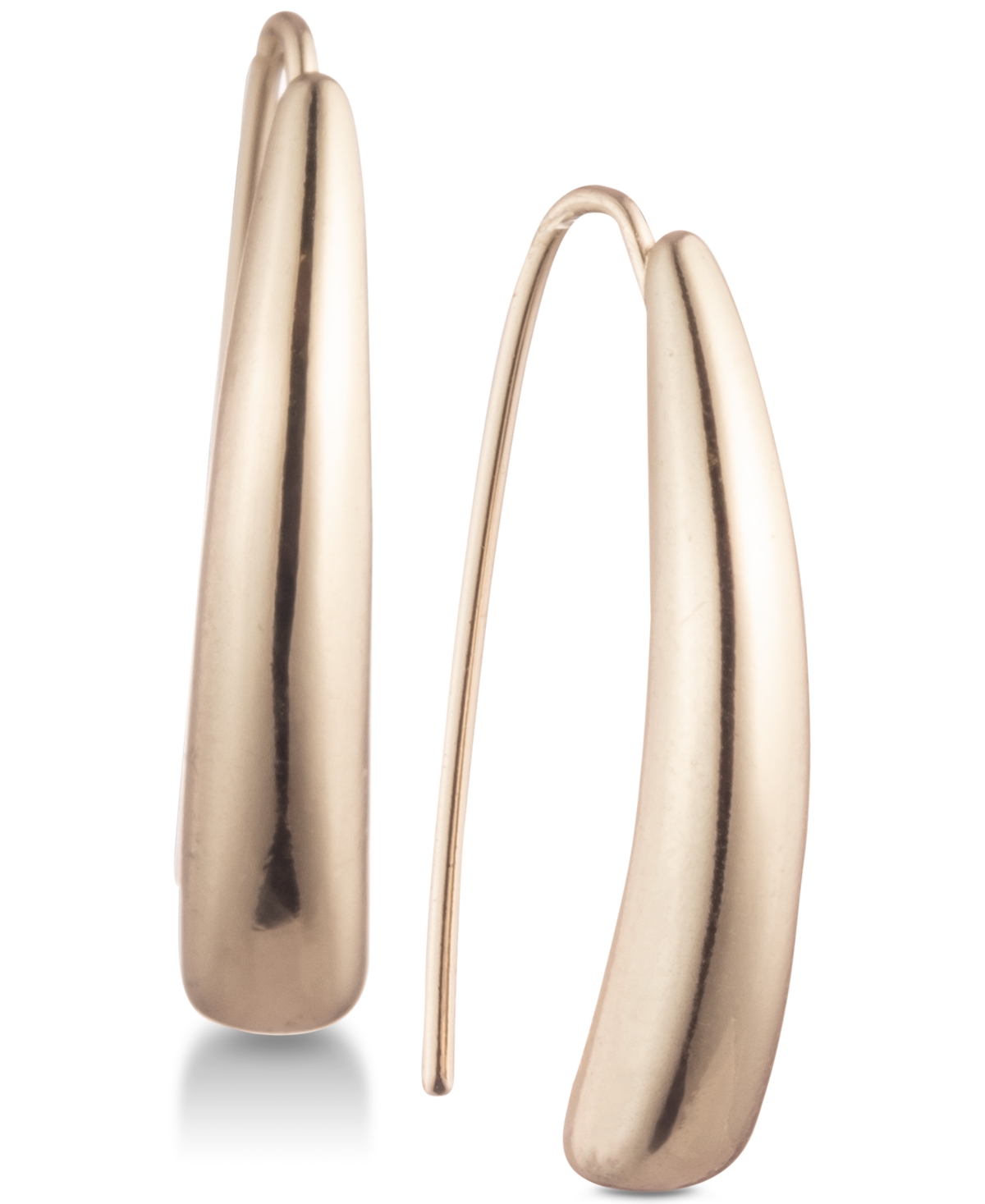 Lauren Ralph Lauren Sculptural Threader Earrings In Gold