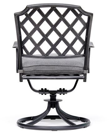 Agio - Vintage II Swivel Chair With Sunbrella&reg; Cushion, Created For Macy's