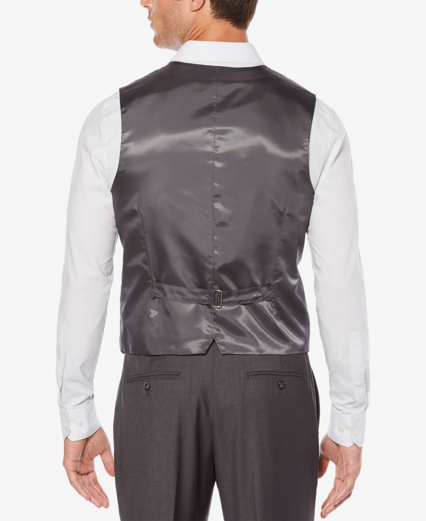 Мужской жилет Perry Ellis Solid, цвет: Угольный — фото 2