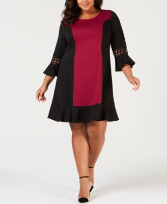 plus size petite black dresses