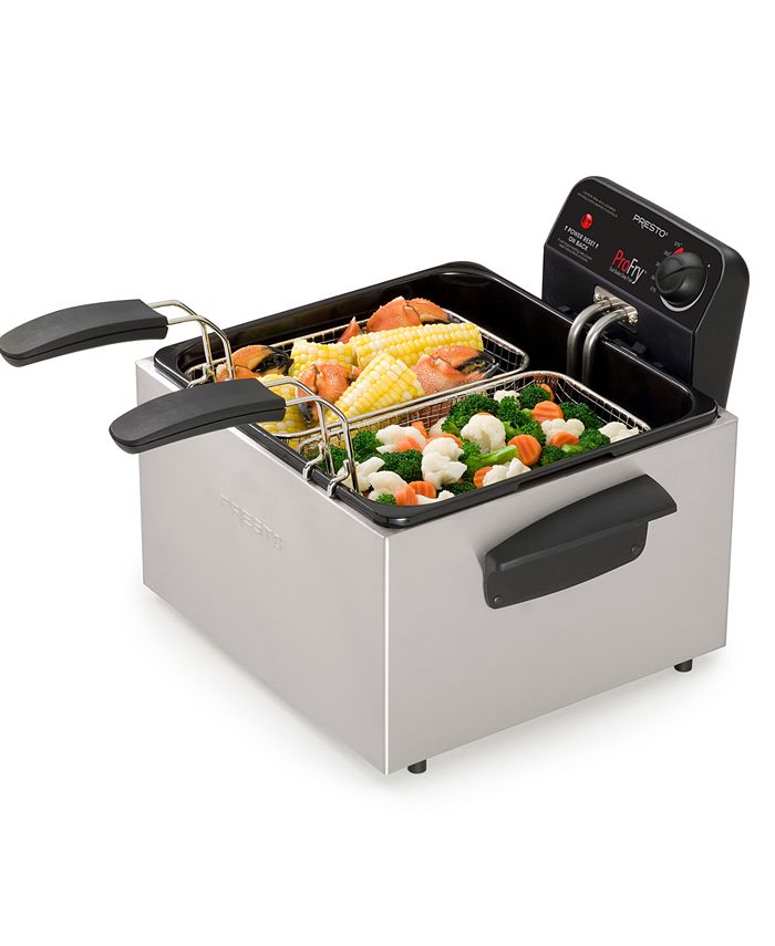 Presto Dual ProFry™ Immersion Element Deep Fryer Macy