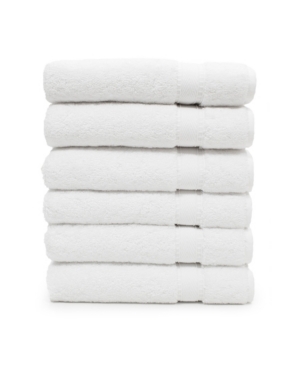 Linum Home Sinemis 6-pc. Terry Hand Towel Set Bedding In White
