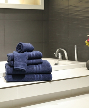 Linum Home Denzi 6-pc. Towel Set Bedding In Navy