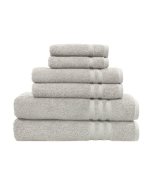 Linum Home Denzi 6-pc. Towel Set Bedding In Light Grey