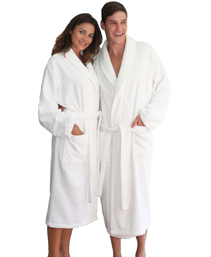 Linum Home Unisex 100% Turkish Cotton Terry Bath Robe - Macy\'s
