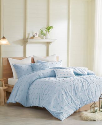 Brooklyn Jacquard Cotton 7-Pc. Comforter Set, King/California King