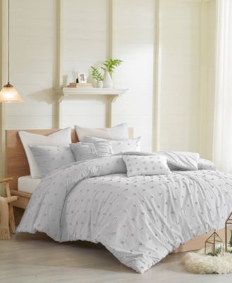 Brooklyn Jacquard Cotton 7-Pc. Comforter Set, King/California King