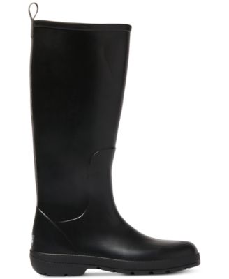 tall black rain boots womens