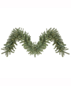 Vickerman 9 ft X 18 inch Colorado Spruce Garland 150 Clear Dura-Lit Ul Lights 260 Pe/Pvc Tips