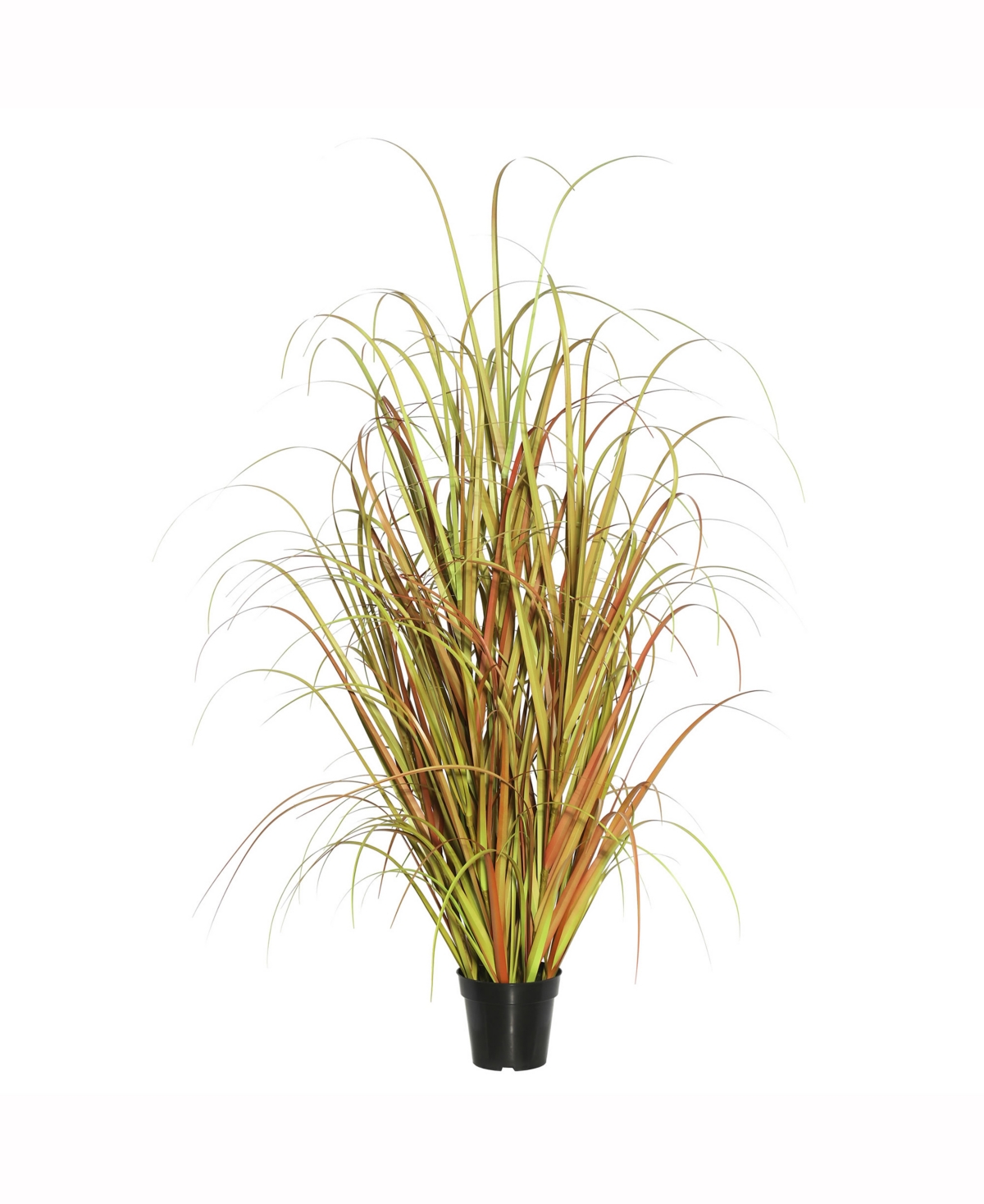 24" Pvc Artificial Potted Mixed Brown Grass X 140