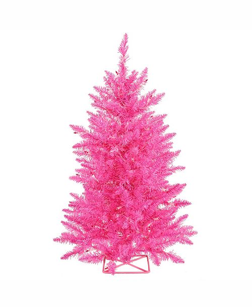 Vickerman 3 Ft Hot Pink Artificial Christmas Tree Reviews All Holiday Lane Home Macy S