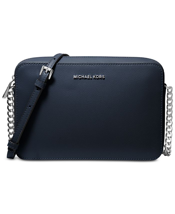 Michael michael kors jet set east west crossgrain leather crossbody sale