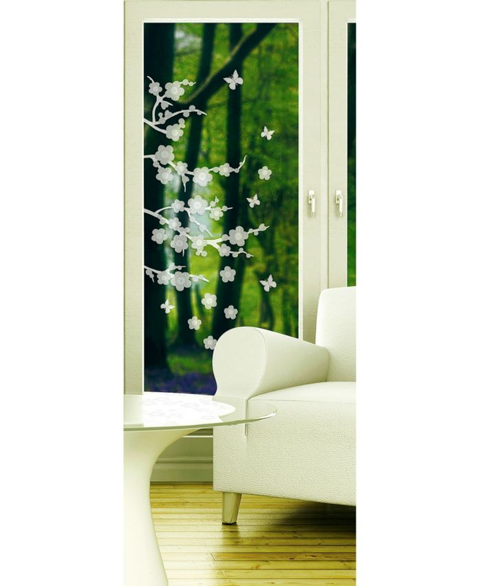 Brewster Home Fashions Blossom Etched Glass & Reviews - Wall Art - Macy's