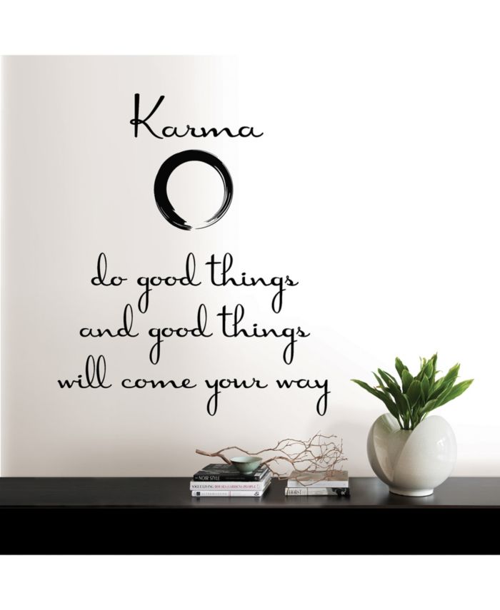 Brewster Home Fashions Karma Wall Quote & Reviews - Wall Art - Macy's