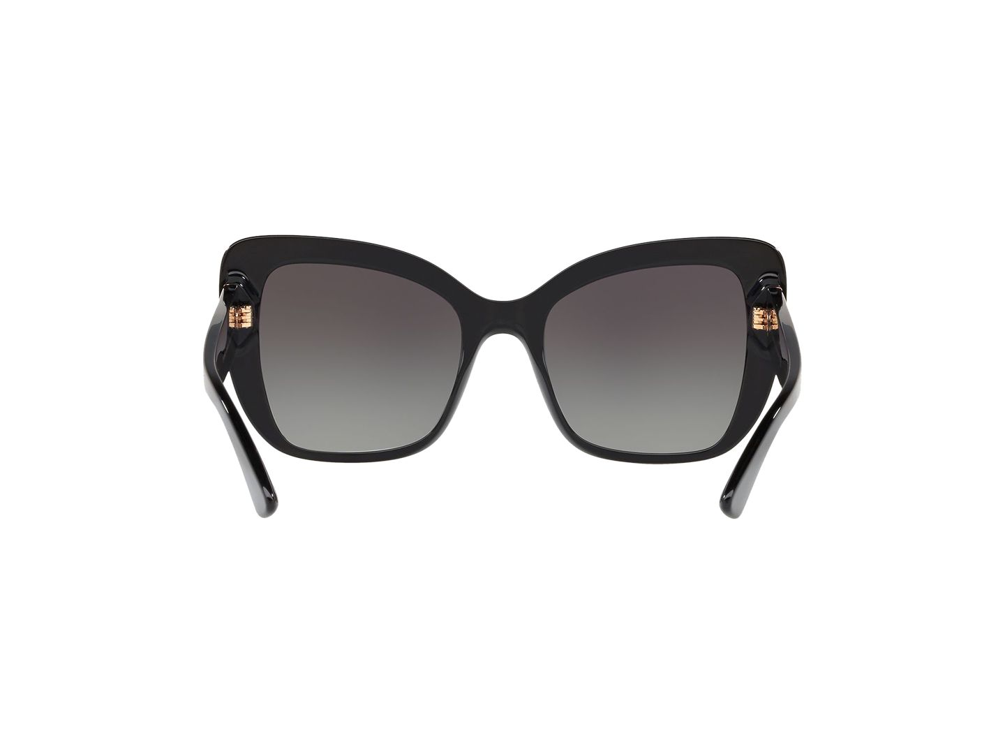 Женские солнцезащитные очки Dolce&Gabbana Sunglasses, DG4348, цвет: Чёрный / Серый градиентный — фото 5