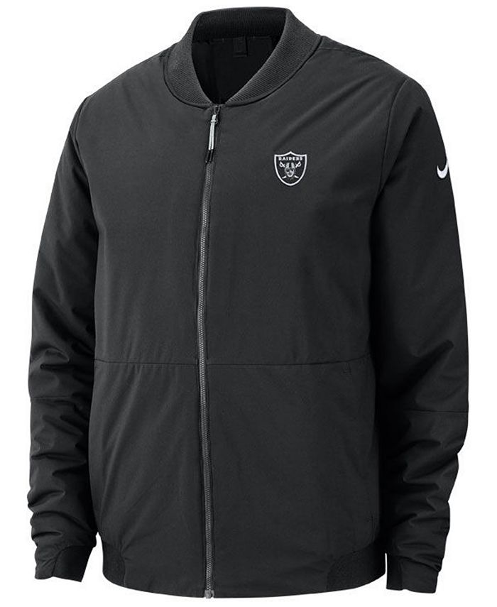 Nike Men's Oakland Raiders Bomber Jacket - Macy's