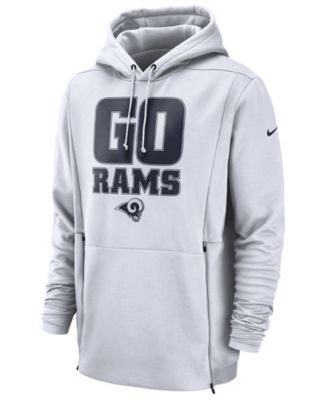 Nike Men's Los Angeles Rams Super Bowl LIII Bound Media Day Therma Short  Sleeve Hoodie - Macy's