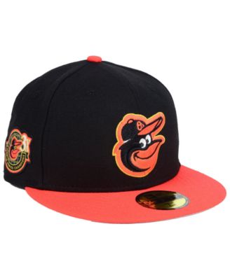 baltimore orioles fitted hat side patch