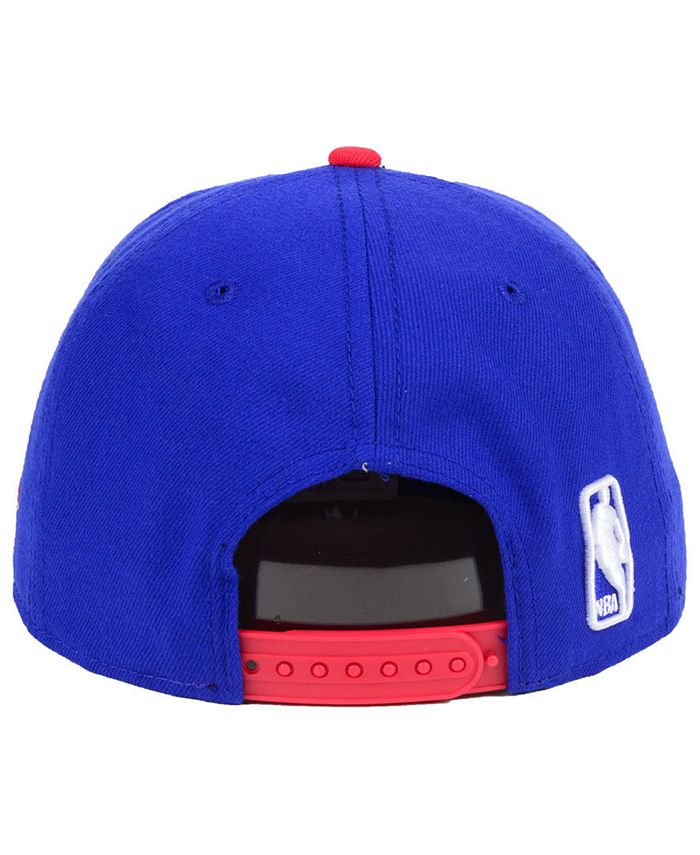 New Era LA Clippers 9FIFTY Snapback Hat - 2Tone Blue Adjustable Team Cap - View #9