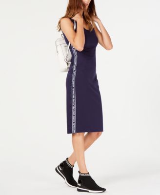 Michael Kors - Logo-Stripe Dress