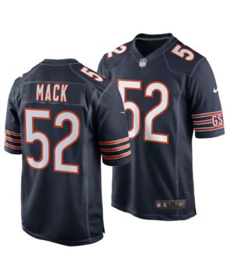 men's chicago bears khalil mack nike white game jersey