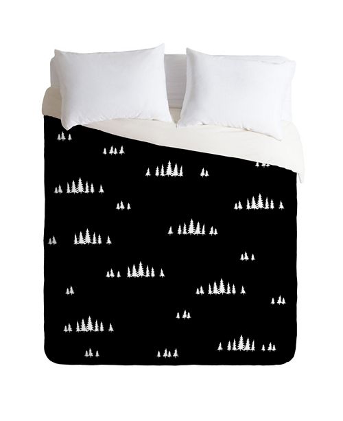 Deny Designs Iveta Abolina Pine Tree Garden Twin Duvet Set