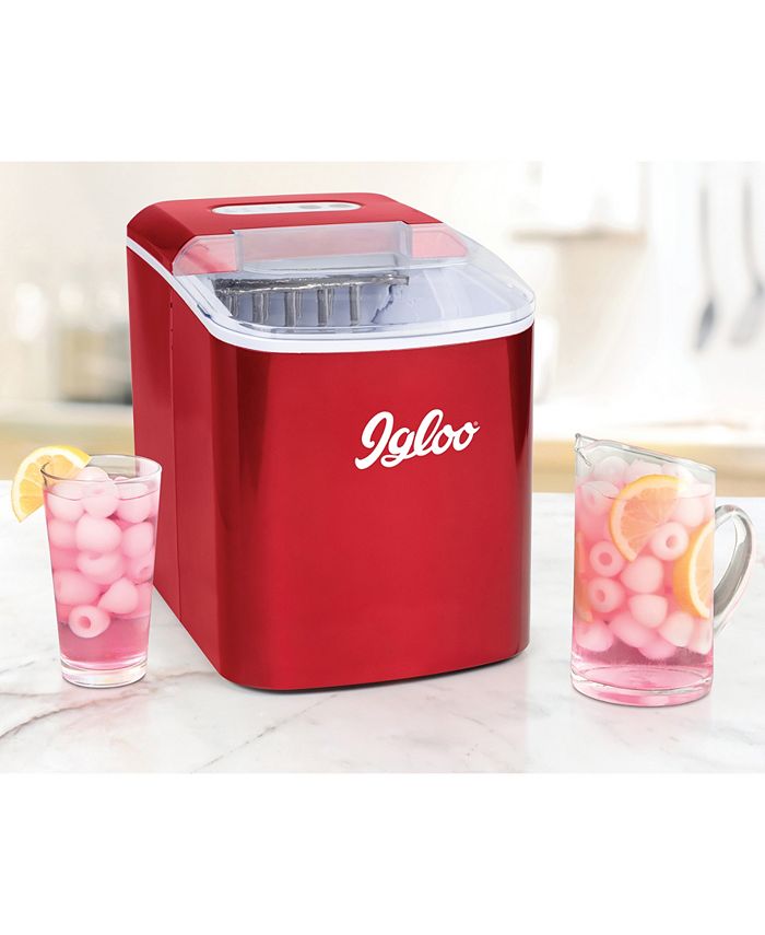 Igloo ICEB26RR 26Pound Automatic Portable Countertop Ice Maker Machine