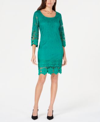 alfani crochet dress