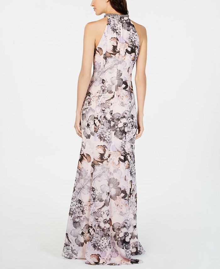 Calvin Klein Embellished Ruffled Gown & Reviews - Dresses - Women - Macy's