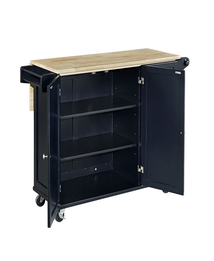 Home Styles Liberty Kitchen Cart with Wood Top Macy's