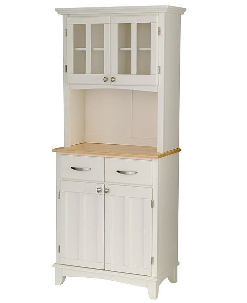 Home Styles Buffet of Buffet with Wood Top and Hutch & Reviews