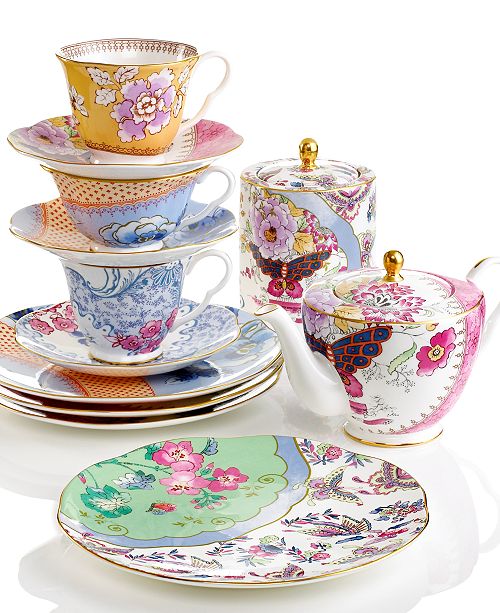 Wedgwood Dinnerware, Butterfly Bloom Collection & Reviews Fine China Macy's