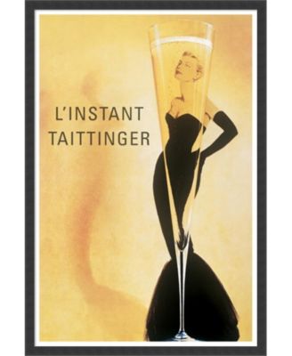 Amanti Art - L'Instant Taittinger by Vintage- 25x37 Framed Art Print