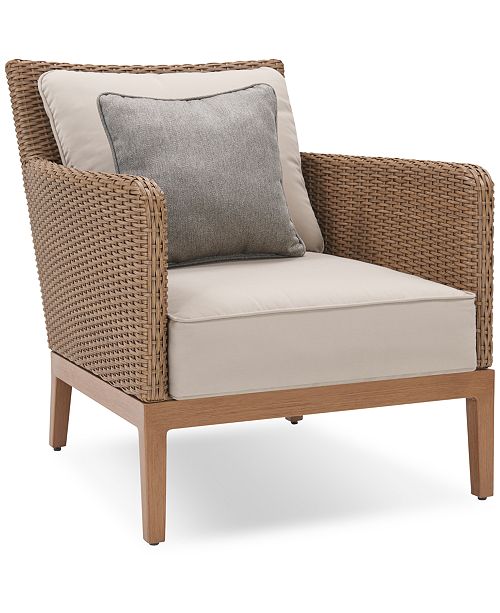 Furniture Closeout San Lazzaro Woven Outdoor Chair Created