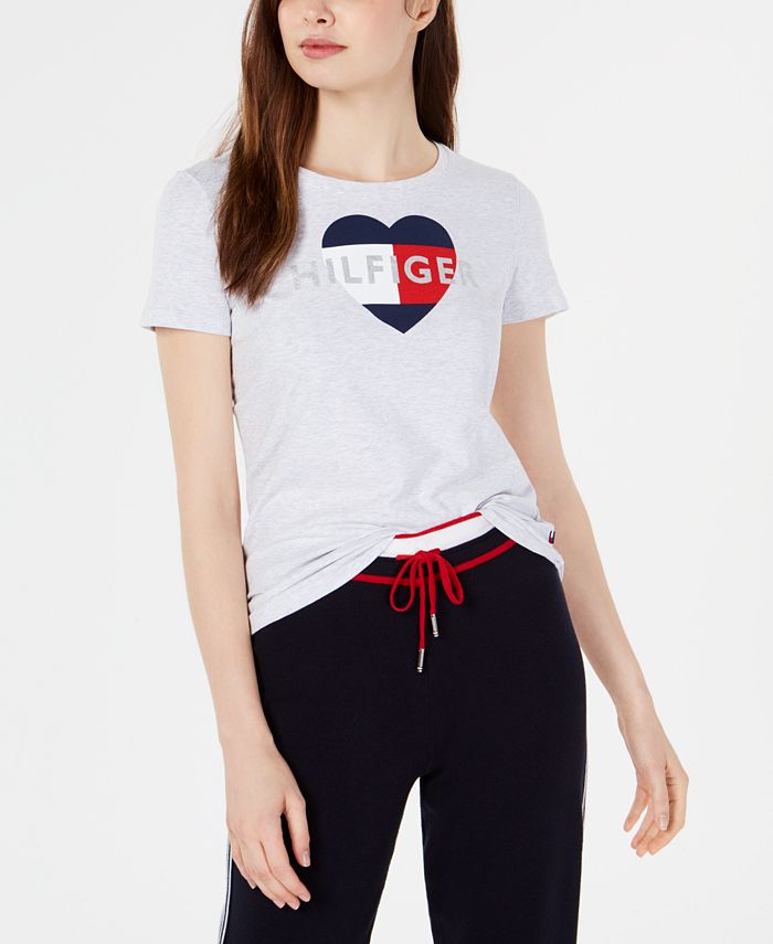 Tommy Hilfiger Women's V-Neck T-Shirt, Created for Macy's - Macy's