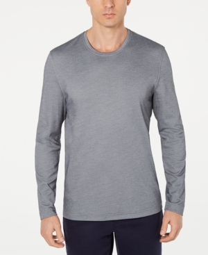 TASSO ELBA MEN'S SUPIMA BLEND CREWNECK LONG-SLEEVE T-SHIRT, CREATED FOR MACY'S