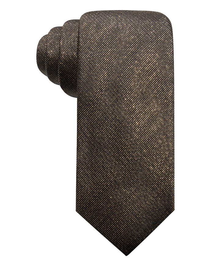 Alfani Men's Colfax Slim Fleck Silk Tie, Created for Macy's - Macy's