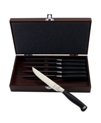 BergHOFF - Bistro 6 Piece Steak Knife Set With Wooden Case
