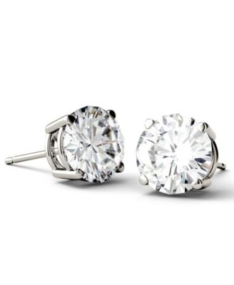 Moissanite Stud Earrings (3 ct. t.w. Diamond Equivalent) in 14k White or Yellow Gold