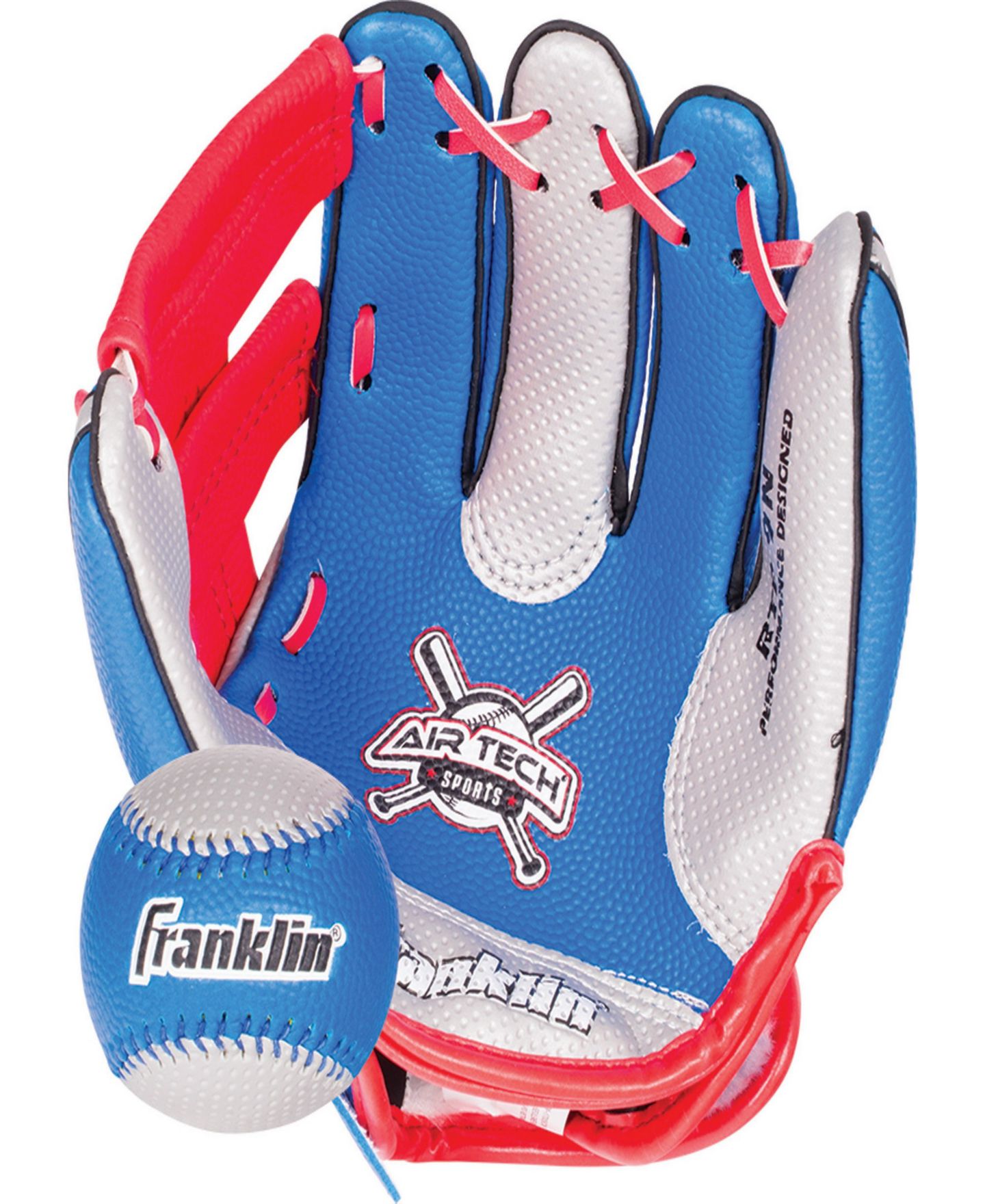 Детские игрушки Franklin Sports Air Tech 9" Baseball Glove Right Handed Thrower With Ball — фото 2