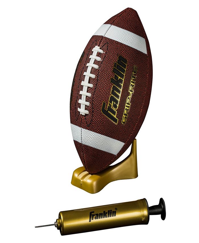 Franklin Sports Grip-Rite Junior Football — Fun Youth-Size Football for  Kids' Football Games — Synthetic Leather Football for Kids
