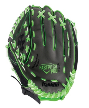 Shop Franklin Sports 12.0"mesh Pvc Windmill Series Left Handed Thrower Softball Glove In Gray Green