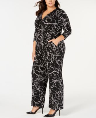 plus size cheetah jumpsuit