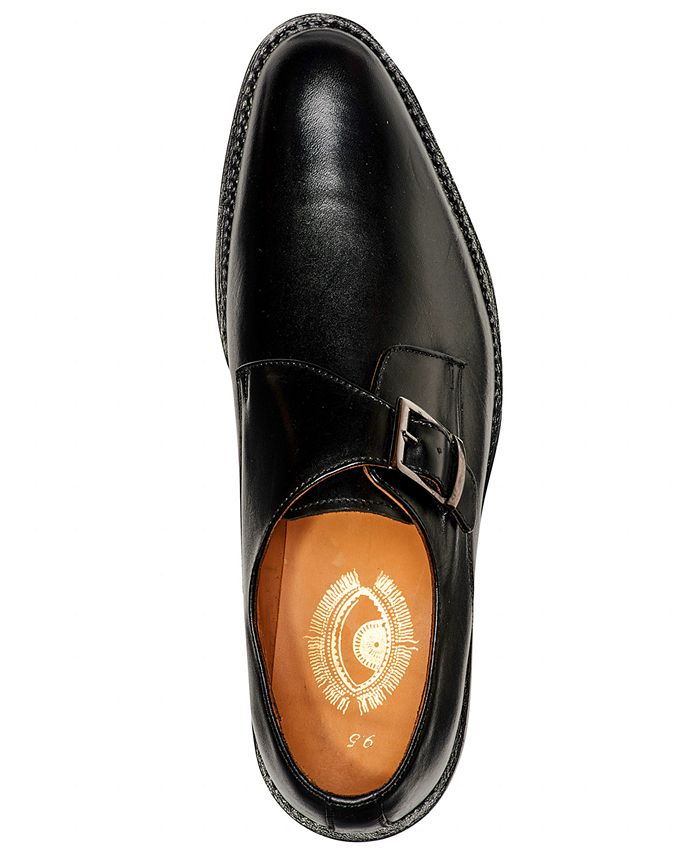 Carlos by Carlos Santana Men's 1960 Single Monk Strap Leather Goodyear