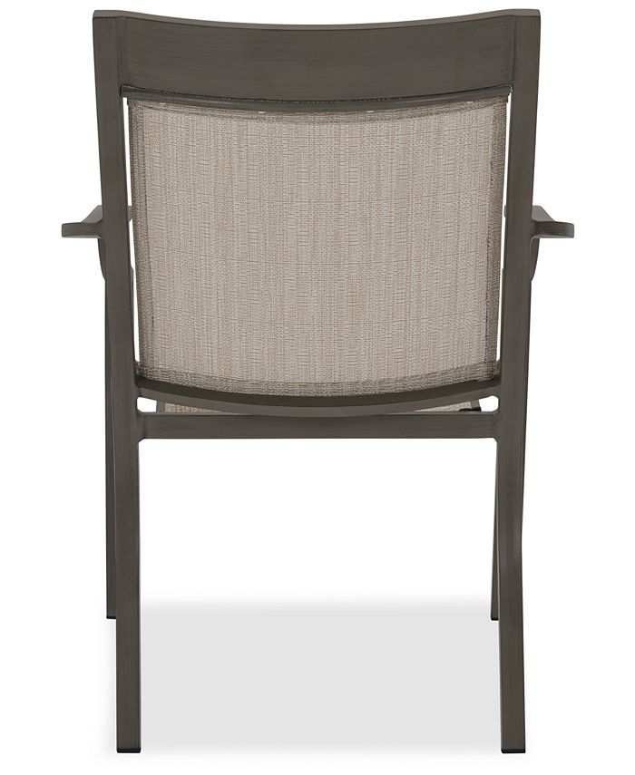 Furniture CLOSEOUT! Rialto Outdoor Aluminum Sling Dining Chair, Created