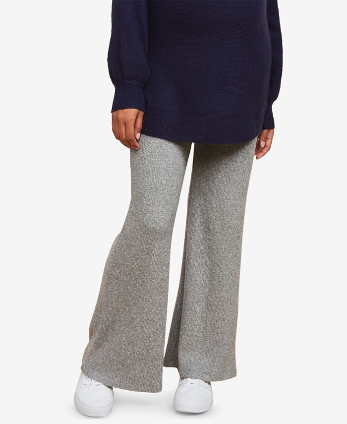 Motherhood Maternity Rib Knit Pants with Secret Fit Belly Macy's